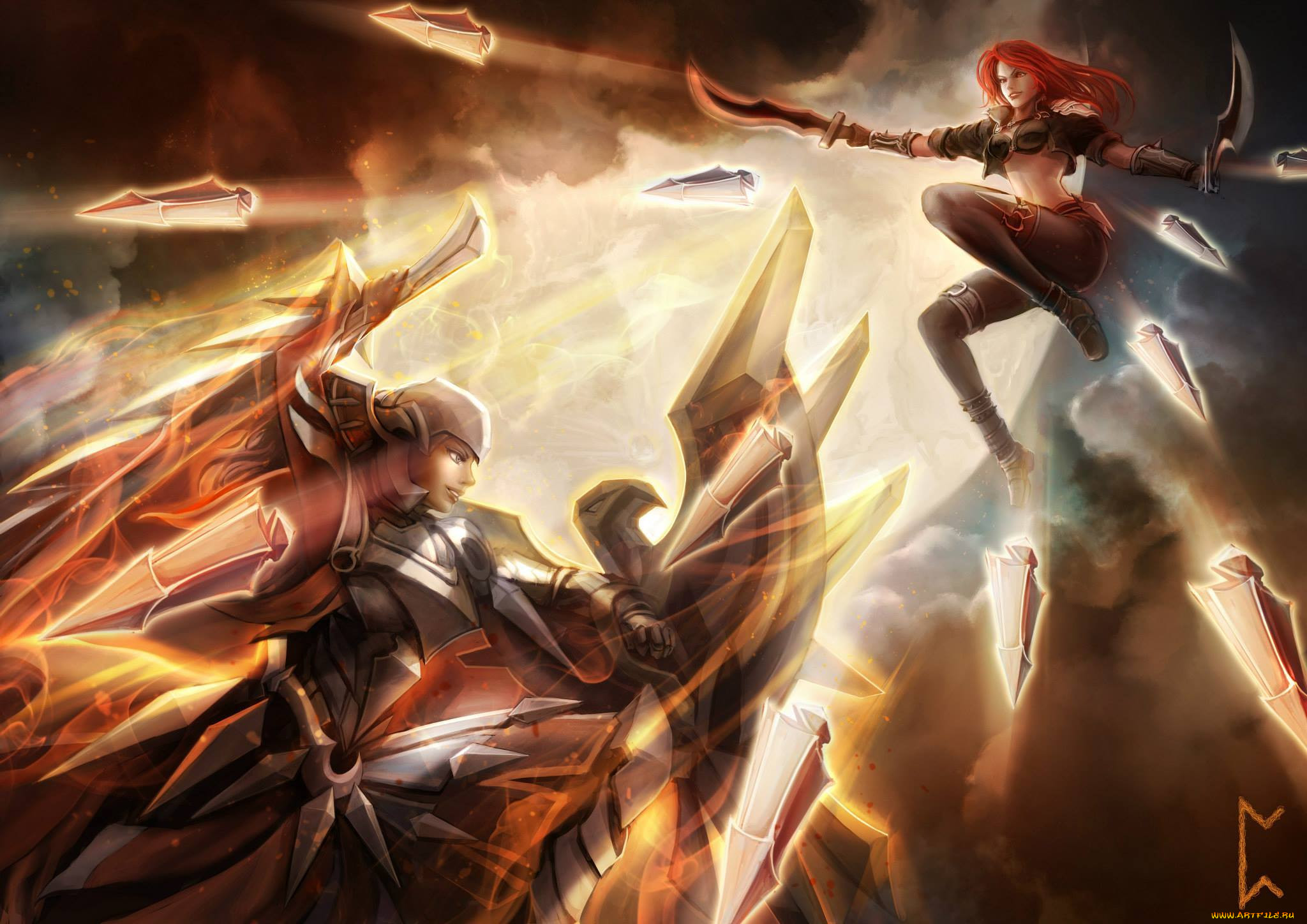  , league of legends, league, of, legends, leona, katarina, lol